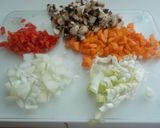 Foto del paso 3 de la receta Espaguetis al dente y salsa de hortalizas