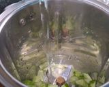 A picture of step 3 of Aloe vera cucumber juice.