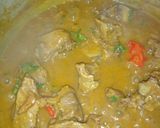 A picture of step 6 of Miyar gyada/groundnut soup.