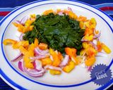 A picture of step 3 of Moringa local salad (kwadon zogale).