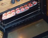 A picture of step 7 of Pinky mixed fruit Cupcakes.