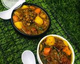 A picture of step 4 of Beef pepper soup.
