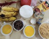 A picture of step 1 of Banana Chocolate Muffins.