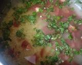 A picture of step 2 of Moong dal.