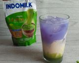 Foto langkah ke 5 dari resep Butterfly Pea Matcha Latte.