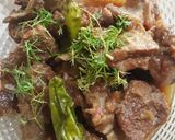 A picture of step 7 of Mutton karahi #karai cookpad.