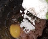 A picture of step 8 of Chicken manchurian spaghetti.