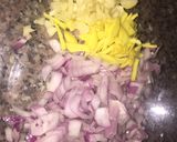 A picture of step 1 of Curried chickpeas.