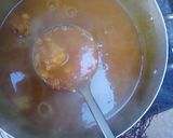 A picture of step 4 of Spinach soup with pumpkin.