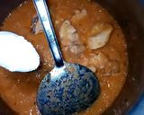 A picture of step 6 of Chicken Changezi Karhai.