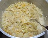 Foto del paso 3 de la receta: Tortilla de repollo con jamón al horno