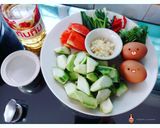 รูปขั้นตอนการทำที่ 1 ของ บวบผัดไข่,,,🍅🥒🥚🥒🍅 #กินผักรักสุขภาพ7