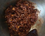 Foto langkah ke 2 dari resep Kue Coklat Kacang (Putih Telur).