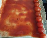 A picture of step 4 of Rainbow Pizza.