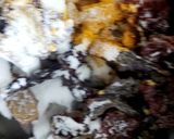 A picture of step 5 of Black eye-pea Malabar Spinach Curry (No oil).