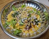 A picture of step 6 of Ragda pattice.