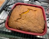 Une image de l'étape 15 de Gâteau aux pêches de vigne et miel.