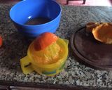 Foto del paso 1 de la receta: Torta de mandarina con chocolate para el mate 😋♥️🍊