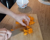 Foto del paso 2 de la receta: Crema de guisantes y calabaza