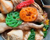 Foto langkah ke 5 dari resep 131. Seblak Spesial kaldu Tulangan, Brutu dan Ceker Ayam.