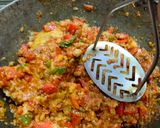 A picture of step 8 of Mumbai style pav bhaji recipe.