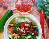Hình bước làm 7 của món Bún thịt nướng xiên que