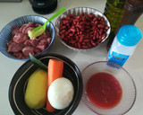 Foto del paso 1 de la receta: Judías rojas con galtas