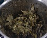 A picture of step 3 of Gongura pickle.