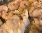 Foto del paso 4 de la receta: Cazuela de rape y gambas 🦐 con verduras al micro (lékué)