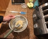 A picture of step 2 of Protein packed apple crisp.