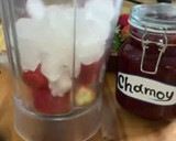 Foto del paso 1 de la receta: Smoothie de fresa escarchado con CHAMOY