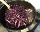 Une image de l'étape 6 de Sauté de porc au chou rouge.