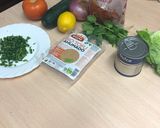 Foto del paso 1 de la receta 87. Ensalada fusilli de lentejas rojas y tofu (principal pasta)