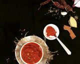 A picture of step 1 of Goan Mutton Recheado / Red Mutton Curry.