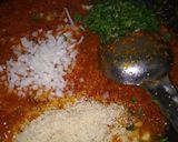 A picture of step 3 of Palak paneer.