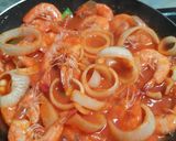 Foto langkah ke 5 dari resep Udang Saos Padang.