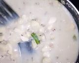 A picture of step 4 of 5-Root vegetable soup, Jack fruit seed Thalipeeth, Frushi with salad.
