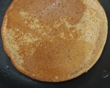 A picture of step 3 of Eggless wheat pancake.