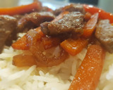Foto del paso 6 de la receta: Ternera en salsa teriyaki con arroz basmati