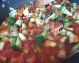 Foto del paso 4 de la receta: Pasta integral con verdura pochada y encurtidos caseros