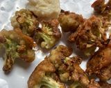 Foto langkah ke 4 dari resep Kembang Kol goreng Tepung Saus Mayo Keju.