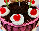 Foto langkah ke 6 dari resep Birthday cake blumut (blue imut).