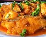 A picture of step 5 of Fish curry.