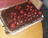 Foto del paso 5 de la receta Tarta de galletas y crema con fresas