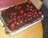 Foto del paso 5 de la receta: Tarta de galletas y crema con fresas