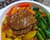 Foto langkah ke 5 dari resep Bistik Daging jawa.