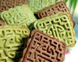 Foto langkah ke 5 dari resep Choco and Matcha Cookies(557).