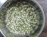 A picture of step 1 of Dal dhokli.