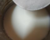 A picture of step 4 of Panner milk caramel tart.