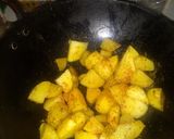 A picture of step 1 of Aloo Masala Curry.